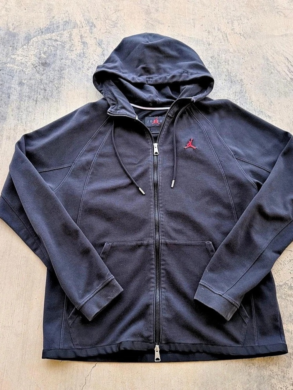 Y2K Jordan Men's Black Performance Jacket Size large